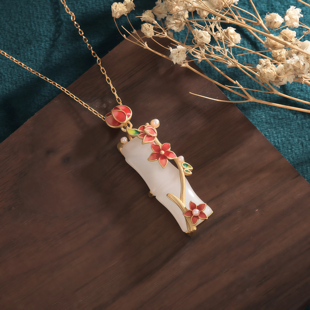 Lucky Bamboo Peace Necklace - Image 2