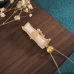 Lucky Bamboo Peace Necklace - Image 3