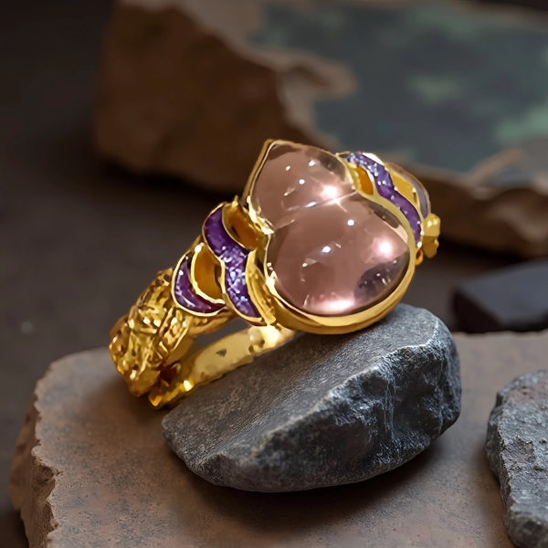 Purple Dawn Enamel Ring